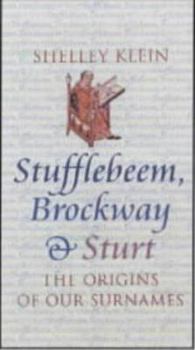 Hardcover Stufflebeem, Brockway & Sturt: the origins of our surnames Book