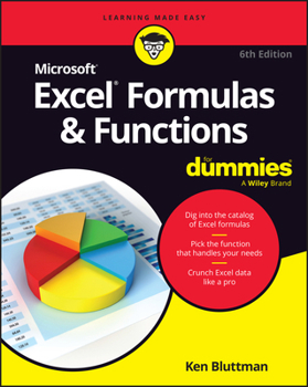 Paperback Microsoft 365 Excel Formulas & Functions for Dummies Book