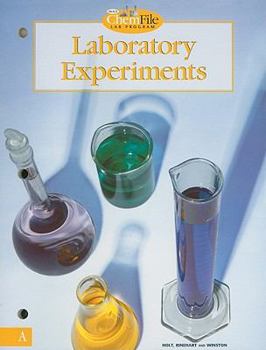 Paperback Laboratory Experiments: Holt Chemfile Laboratory Program Book