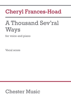 Paperback A Thousand Sev'ral Ways: For Soprano and Piano Book