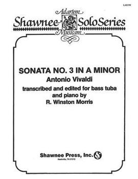 Paperback Sonata No. 3 in a Minor: Tuba in C (B.C.) and Piano Book