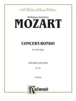 Paperback Concert-Rondo in E-Flat Major, K. 371 Book