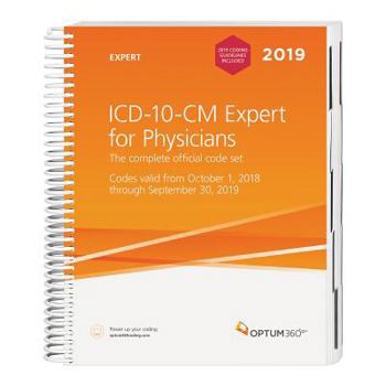 Spiral-bound ICD-10-CM Expert for Physicians 2019 Book