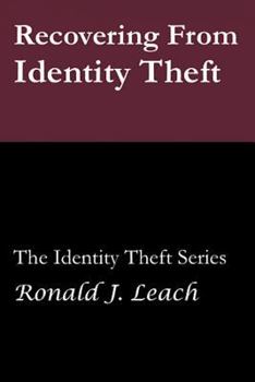 Paperback Recovering From Identity Theft: Large Print Edition Book