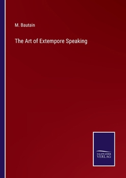 Paperback The Art of Extempore Speaking Book