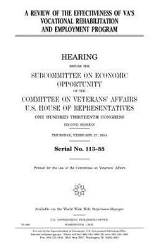 A review of the effectiveness of VA’s vocational rehabilitation and employment program