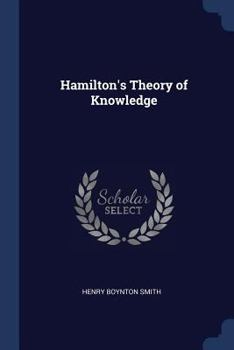 Paperback Hamilton's Theory of Knowledge Book