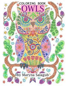 Paperback Owls coloring book