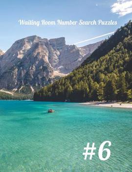 Paperback Waiting Room Number Search Puzzles #6 Book