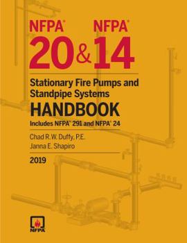 Hardcover NFPA 20 and NFPA 14, Stationary Fire Pumps and Standpipe Systems Handbook, 2019 Edition Book