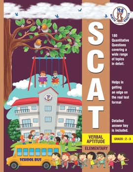 Paperback SCAT Verbal Aptitude: SCAT- Elementary - Verbal Aptitude Book