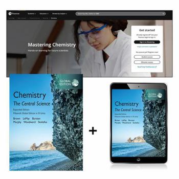 Paperback Chemistry: The Central Science plus Pearson Mastering Chemistry with Pearson eText, Expanded Edition, 15th [Global Edition] Book