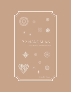 Paperback 72 Mandalas: Coloringbook with I AM affirmations Book