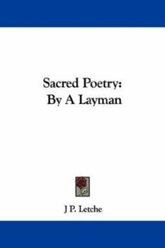 Paperback Sacred Poetry: By A Layman Book