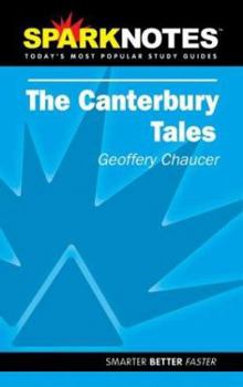 Paperback The Canterbury Tales (Sparknotes Literature Guide) Book