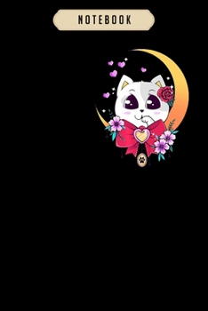 Notebook: Japanese kawaii cat cute anime manga kitten gift Notebook|6x9(100 pages)Blank Lined Journal For kids, ramen, anime, manga lovers, student, ... girls, boys, men, birthday gifts|Anime gifts