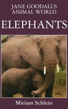 Hardcover Jane Goodall's Animal World Elephants Book
