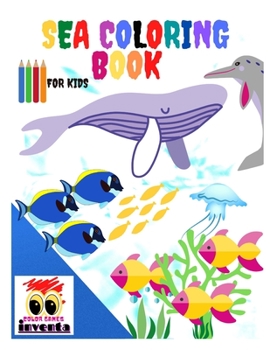 Paperback Sea coloring book: for kids Book