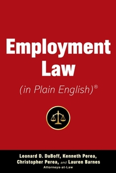 Paperback Employment Law (in Plain English) Book