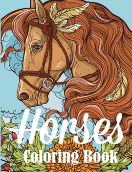 Paperback Horses Coloring Book