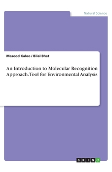 Paperback An Introduction to Molecular Recognition Approach. Tool for Environmental Analysis Book