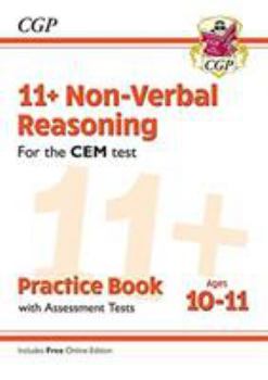 New 11+ CEM Non-Verbal Reasoning Practice Book & Assessment Tests - Ages 10-11 (with Online Edition) (CGP 11+ CEM)