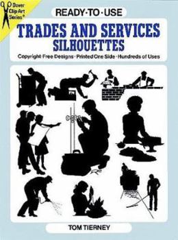 Paperback Ready-To-Use Trades and Services Silhouettes Book