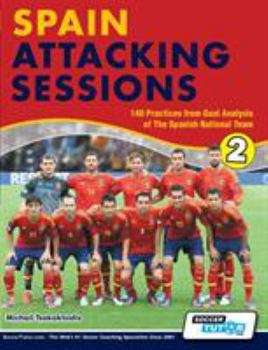 Paperback Spain Attacking Sessions - 140 Practices from Goal Analysis of the Spanish National Team Book