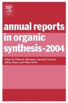 Paperback Annual Reports in Organic Synthesis Book