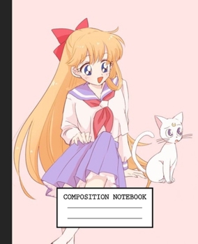 Notebook: Anime Japan Sailor Moon Soft Glossy Cover Graph Paper Pages Book 7.5 x 9.25 Inches 110 Pages