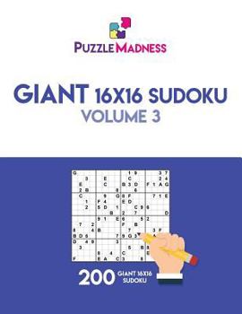 Paperback Giant 16x16 Sudoku: Volume 3 Book