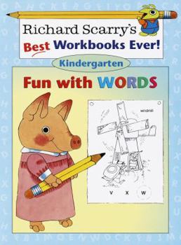 Paperback Fun with Words: Kindergarten (Richard Scarry Workbooks) Book