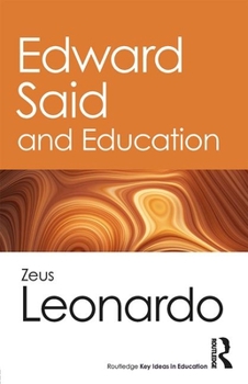 Paperback Edward Said and Education Book