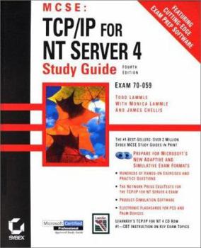 Hardcover MCSE: TCP IP for NT Server 4 Study Guide Exam 70-059 [With 2 CDROM] Book