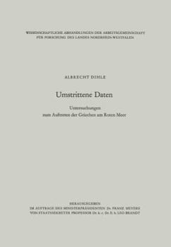 Paperback Umstrittene Daten: Untersuchungen Zum Auftreten Der Griechen Am Roten Meer [German] Book