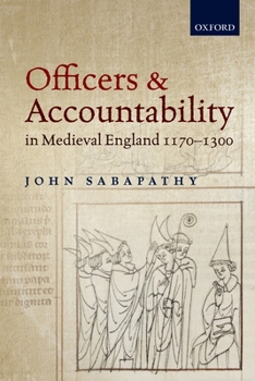 Paperback Officers and Accountability in Medieval England 1170-1300 Book