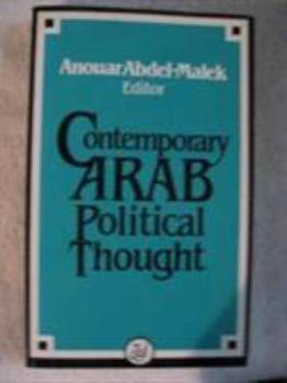 Hardcover Contemporary Arab Political Thought (English and French Edition) Book