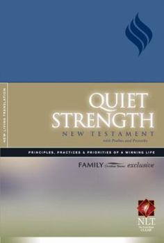 Leather Bound QUIET STRENGTH with Psalms and Proverbs (NLT) Book