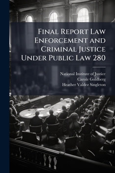 Paperback Final Report Law Enforcement and Criminal Justice Under Public Law 280 Book