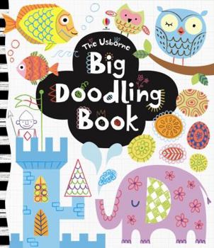 Paperback Big Doodling Book - Usborne Book