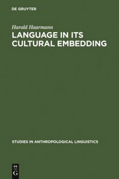 Hardcover Language in Its Cultural Embedding Book