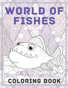 Paperback World of Fishes - Coloring Book