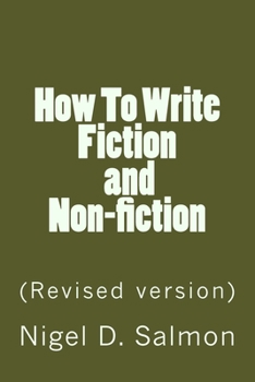 Paperback How To Write Fiction and Non-fiction Book