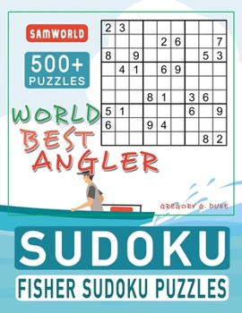 Paperback World Best Angler: Fishing Gift Sudoku Puzzle book