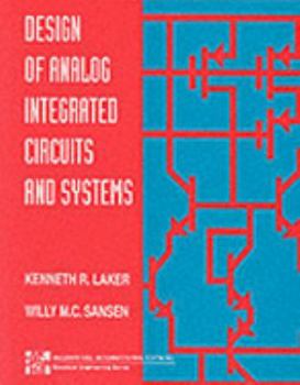 Paperback Design of Analog Integrated Circuits and Systems Book