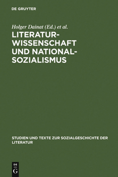 Hardcover Literaturwissenschaft und Nationalsozialismus [German] Book