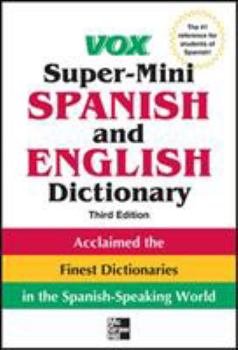 Paperback Vox Super-Mini Spanish and English Dictionary Book