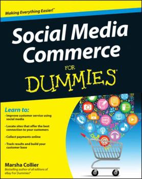 Paperback Social Media Commerce for Dummies Book