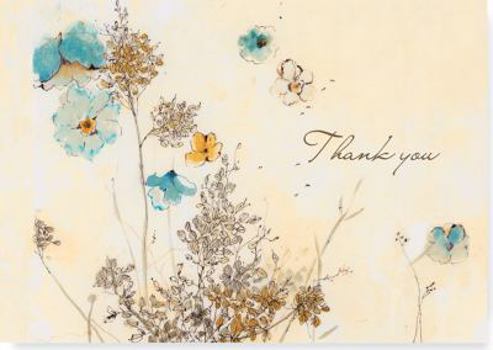 Cards Ty Note Watercolor Flowers Book