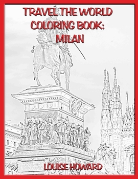 Paperback Travel the World Coloring Book: Milan Book